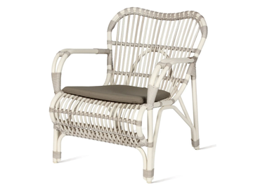 LUCY - Wicker garden armchair with armrests by Vincent Sheppard - view 3